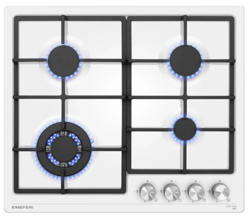 Газовая варочная панель Meferi MGH604WH LIGHT