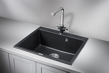Кухонная мойка Granula Гранула GR-6001, шварц