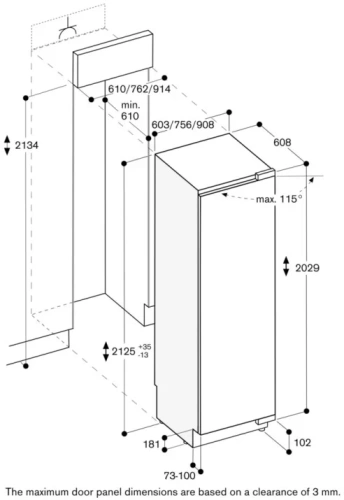 Встраиваемый холодильник Gaggenau RC472305