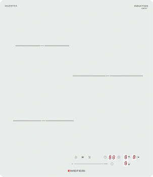 Варочная панель индукционная с инвертором Meferi MIH453WH COMFORT