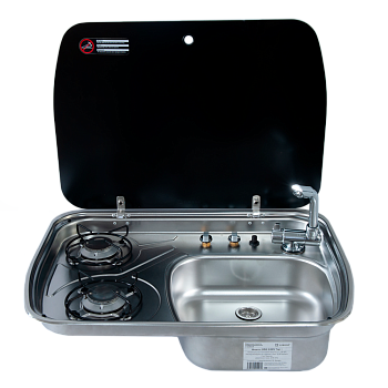 Варочная панель комбинированная с мойкой Libhof HSG 2445 Tap +