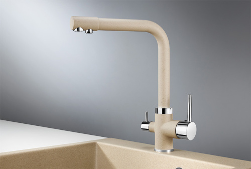 Смеситель для кухни Granula GR-2015, песок