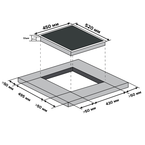 Варочная панель инфракрасная Libhof PH-50453C