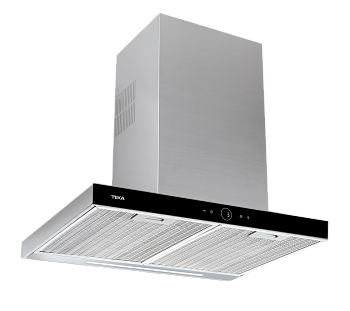 Пристенная каминная вытяжка TEKA DLH 686 T BLACK-SS