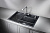 Кухонная мойка Granula Kitchen Space KS-7301, шварц