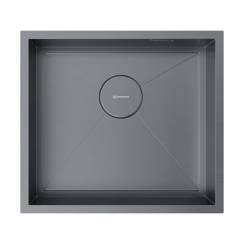 Мойка Omoikiri Kasen 49-16-INT-GM нерж. сталь/вороненая сталь