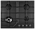 Газовая варочная панель Monsher MSG 60 Noir