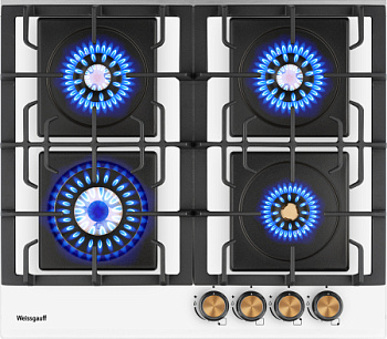 Газовая панель Weissgauff HGG 6445 WH Volcano Burner