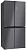Холодильник LEX LCD450 graphite skin Cross Door