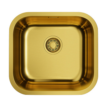 Мойка Omoikiri Omi 44-U/I-AB нерж. сталь/латунь