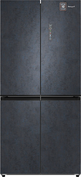 Холодильник Weissgauff WCD 450 Rock Glass NoFrost Inverter