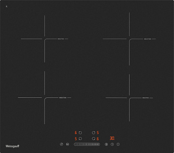 Стеклокерамическая панель Weissgauff  HI 632 BA Matt