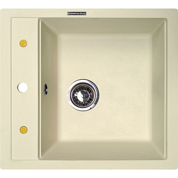 Врезная кухонная мойка Zigmund & Shtain PLATZ 465 молодое шампанское