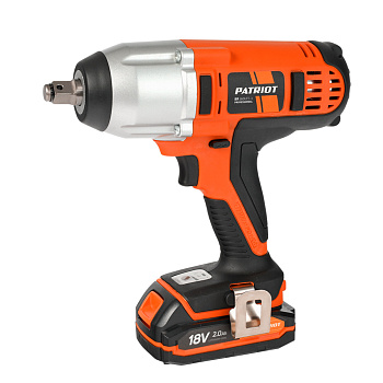 Гайковерт ударный аккумуляторный PATRIOT BR 360UES 1/2 UES, две АКБ  Li-ion, 18В, 2,0 Ач