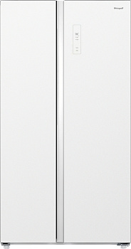 Холодильник Weissgauff WSBS 550 Built-in NoFrost Inverter White Glass