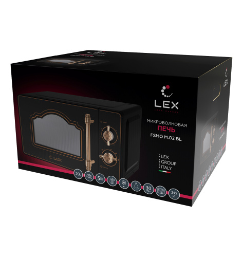 Микроволновая печь LEX FSMO M.02 BL