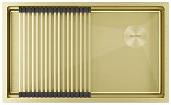 Мойка Paulmark NEXT-PRO 74 UNI, PM707445-LG светлое золото
