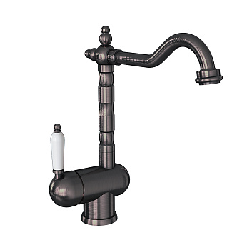 Кухонный смеситель PVD Florentina Ода Графит