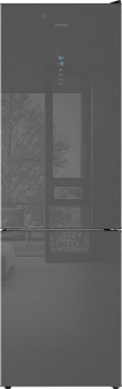 Холодильник Weissgauff WRK 195 D Full NoFrost Bru Steel Glass