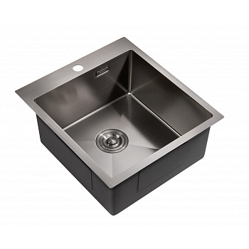 Мойка для кухни Milacio Denia 46 Steel сталь воронёная