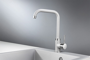 Смеситель для кухни Granula GR-0041, алюминиум