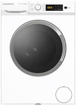 Стиральная машина c инвертором и паром Maunfeld MFWM127WH100 ST INVERTER SLIM