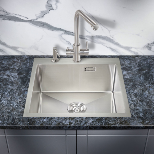 Мойка для кухни Milacio Denia 51 Steel сталь нержавеющая