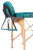 Массажный стол Calmer Bamboo Three 60 (бирюзовый)