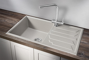 Кухонная мойка Granula Гранула GR-8601, базальт