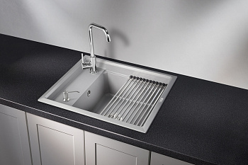 Кухонная мойка Granula Kitchen Space KS-6004, алюминиум