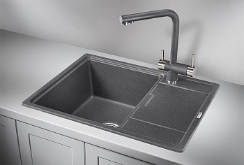Кухонная мойка Granula Гранула GR-6503, графит