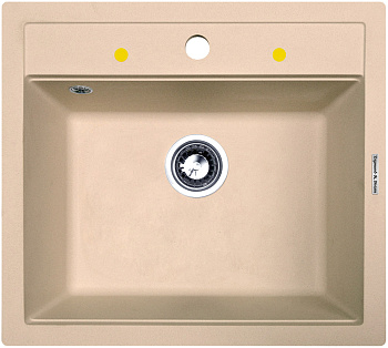 Кухонная мойка Zigmund & Shtain PLATZ 560 ТОПЛ.МОЛОКО