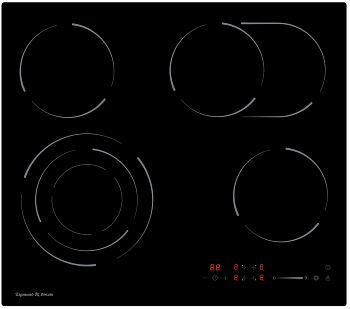 Стеклокерамическая варочная панель Zigmund & Shtain CN 51.6 B