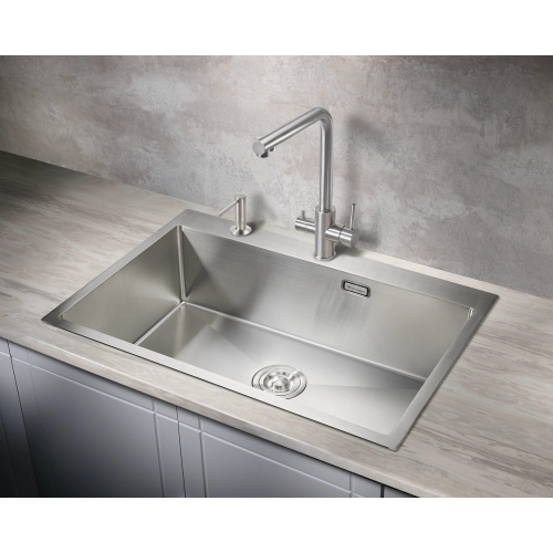 Мойка для кухни Milacio Denia 750 Steel сталь нержавеющая