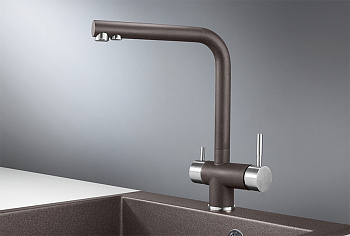 Смеситель для кухни Granula GR-2305, эспрессо