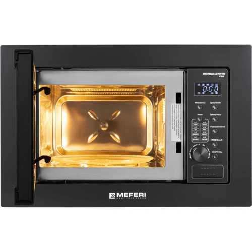 Микроволновая печь встраиваемая Meferi MMO6020BK SLIM POWER
