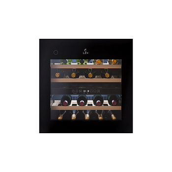 Винный шкаф отдельностоящий Lex LWD6036BL dual zone PP