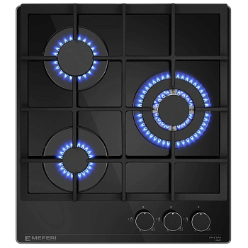 Газовая варочная панель MEFERI MGH453BK GLASS POWER