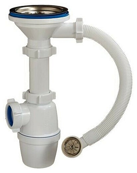 Слив-перелив для одночашевой мойки Zigmund & Shtain TSF 010