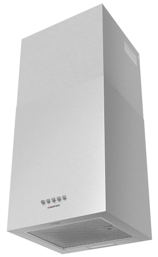 Вытяжка кубическая островная Meferi ROOMBOX40IX ISLA COMFORT