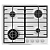 Газовая варочная панель MAUNFELD EGHE.64.63CW/G