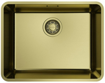 Металлическая мойка Omoikiri Omi 53-U/I Ultra-LG нерж. сталь/светлое золото