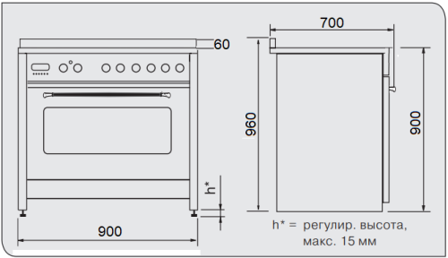 Плита Kuppersberg ZBM 6699 BOR