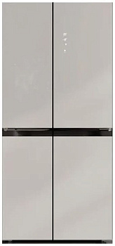Холодильник LEX LCD450 white satin Cross Door