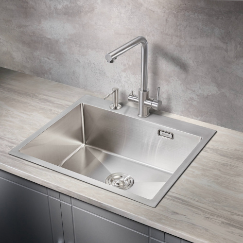Мойка для кухни Milacio Denia 59 Steel сталь нержавеющая