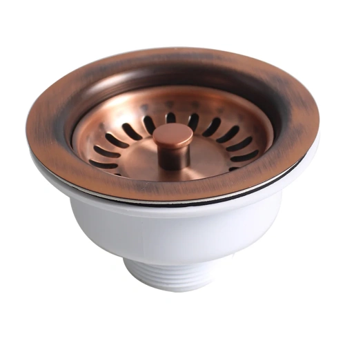 Цветной выпуск на кухонную мойку Emar C002-L Coppery