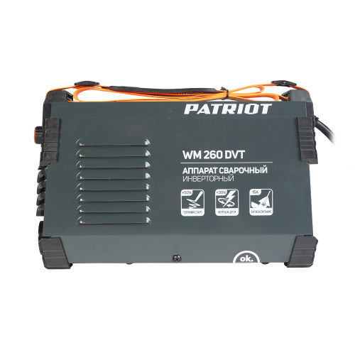 Аппарат сварочный инверторный PATRIOT WM260DVT MMA