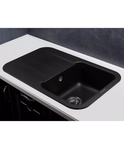 Кухонная мойка Kuppersberg LIRA 1B1D BLACK