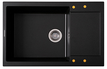 Кухонная мойка Zigmund & Shtain RECHTECK 780.490 ТЕМН.СКАЛА