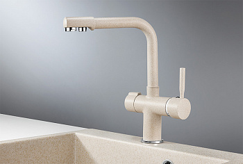 Смеситель для кухни Granula GR-2088, пирит